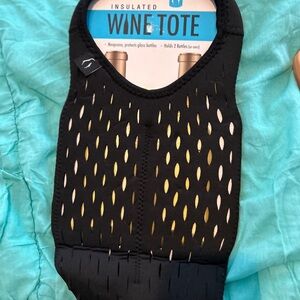 Chic Black Wine Carrier FREE W PURCHASE